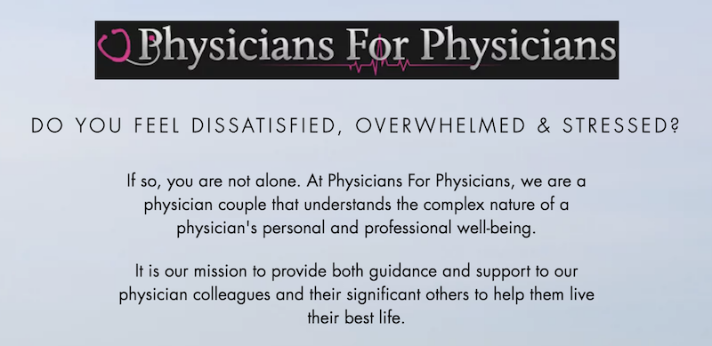 Physicians for Physicians – Supporting Doctors and Their Families